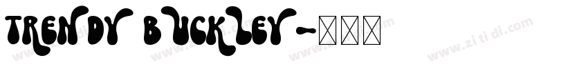 Trendy Buckley字体转换